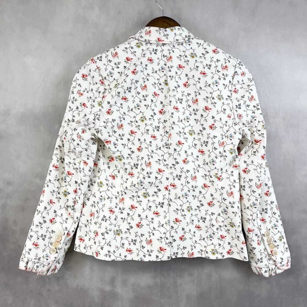Rebecca Taylor Womens Blazer Jacket Size 2 Floral Cottage Romantic Coquette Chic - Picture 5 of 14